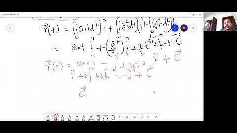 Integration of Vector Functions