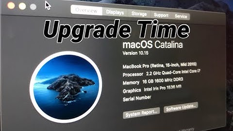 Upgrading To macOS Catalina