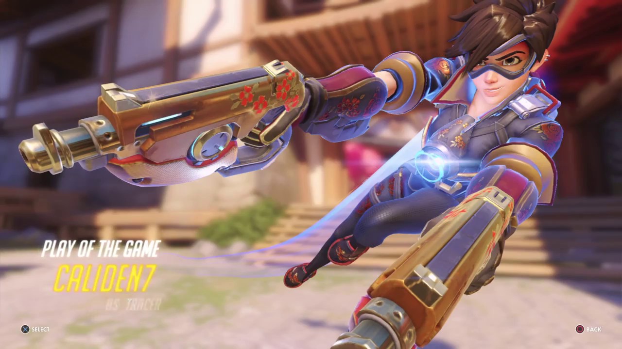 Overwatch Smurf Tracer PotG Attacking Hard