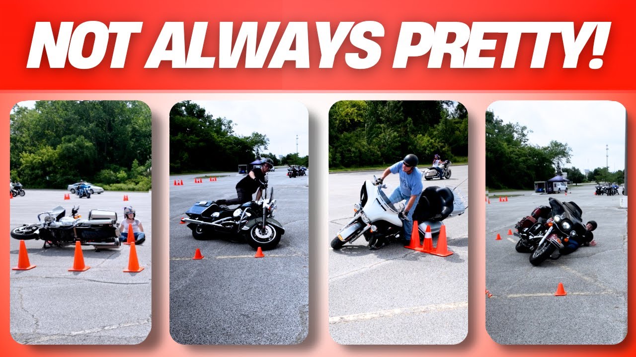 This Is What Learning To Ride A Motorcycle Really Looks Like
