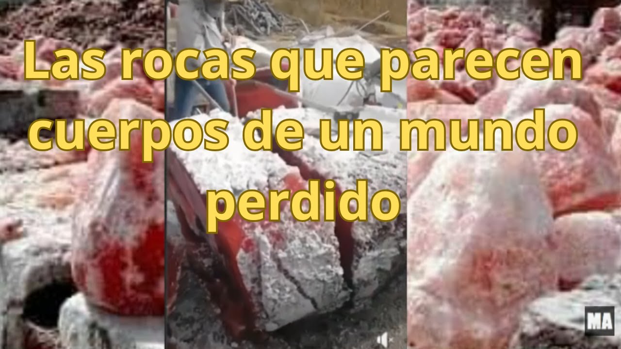 ¿Carne petrificada? Las rocas que parecen cuerpos de un mundo perdido