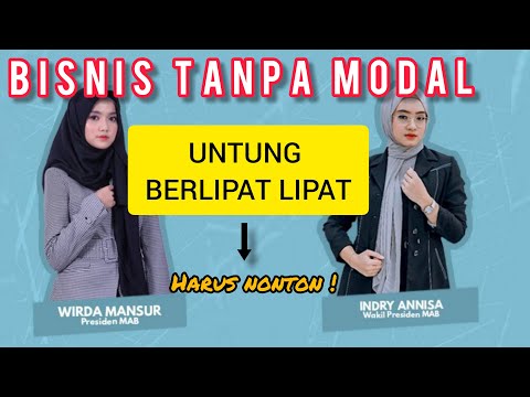 BISNIS TANPA MODAL UNTUNG BESAR 2021 - LIVE IG WIRDA MANSUR