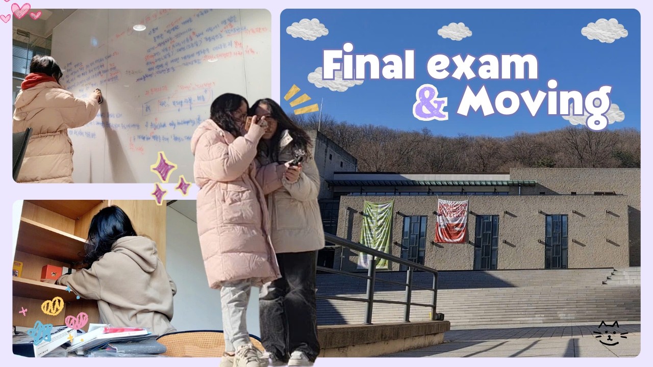 Final Exam & Moving Vlog | Thi cuối kỳ ở trường Nghệ thuật & chuyển nhà giữa deadline