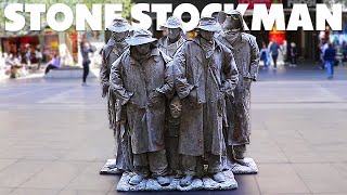 The Stone Stockmen - Iconic Living Statue Street Performer
