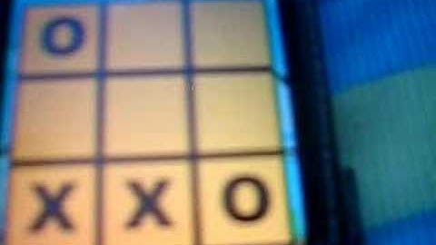 Ipod Touch Tic Tac Toe Application