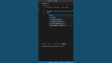 Loops in python - For Loop #pythonprogramming #python
