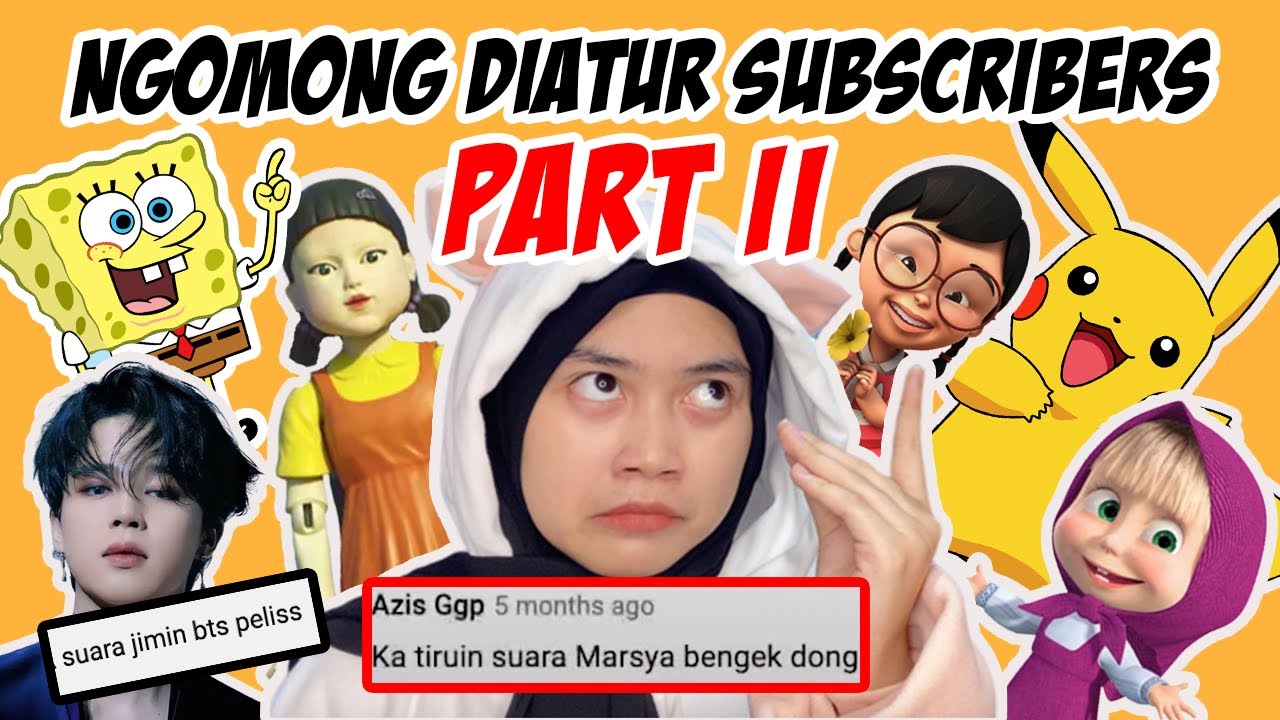 CACIL NGOMONG DIATUR SUBSCRIBER! PART 2 #chatcil