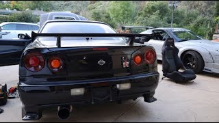 NEW R34 GTR Z-TUNE SEATS INSTALLED & MORE!