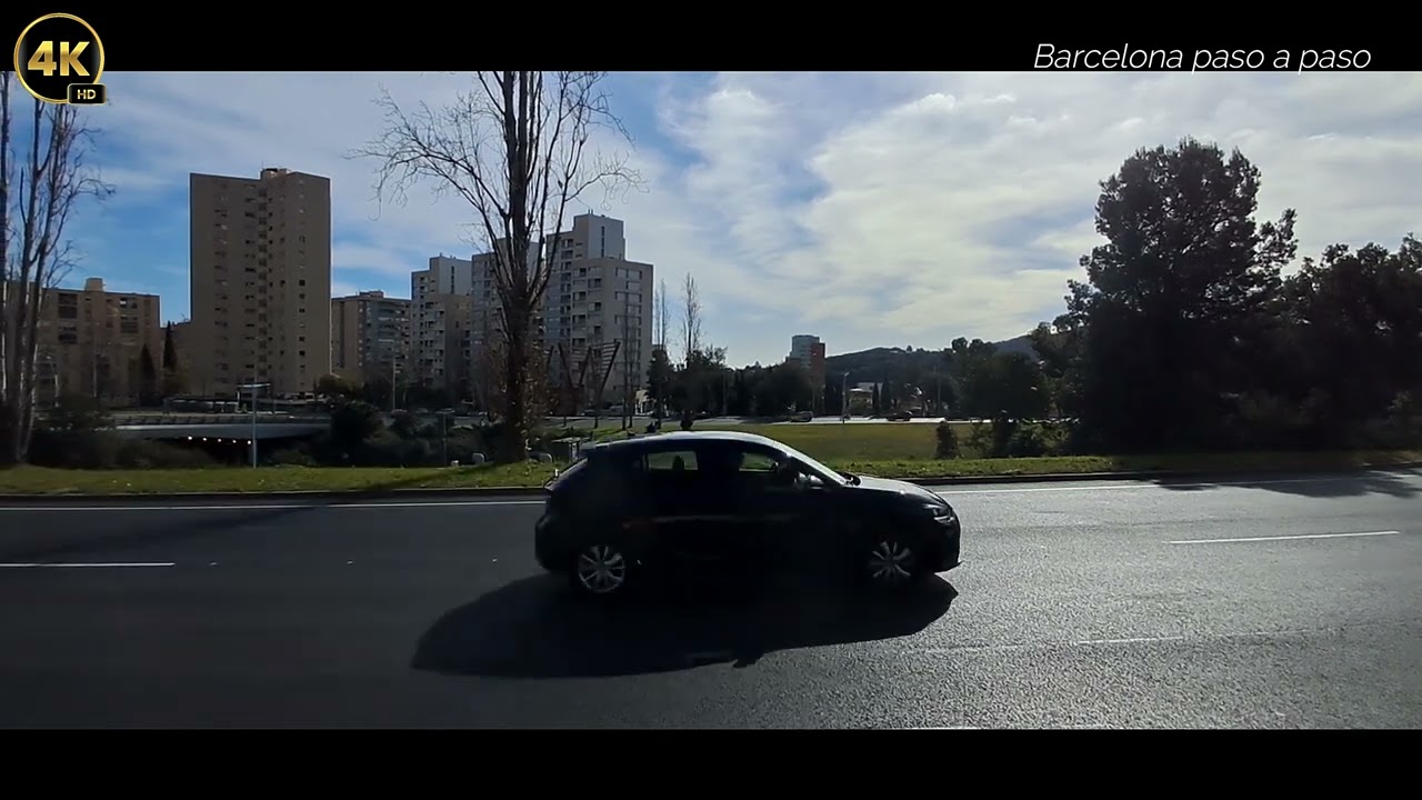 Bus 27 | Barcelona en autobús | Paseos por Barcelona 4K | España