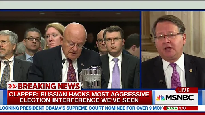 MSNBC: Senator Peters discusses Russian hacking activity & foreign cyber threats