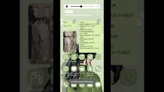 Pastel Green Theme//Aesthetic Theme With Samsung Launcher screenshot 3