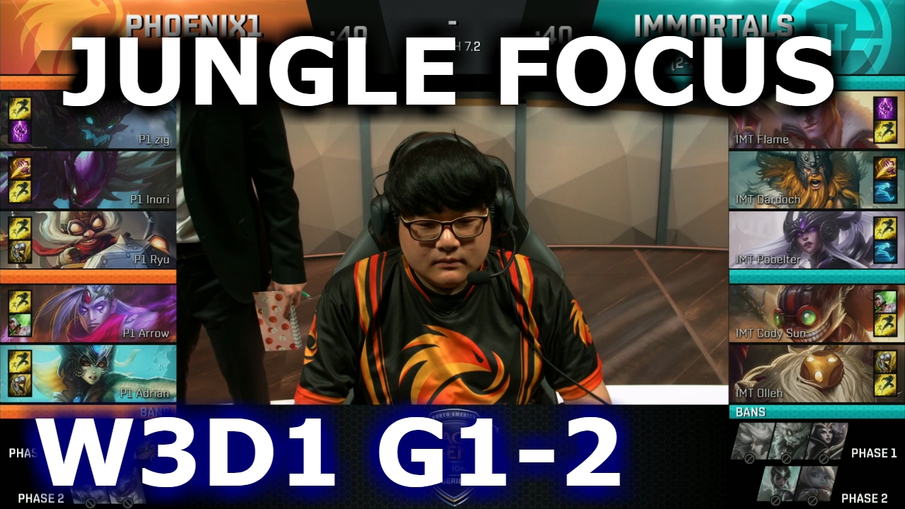 IMT vs P1 - Game 2 INORI FOCUS (cast by Meteos and IWD) | S7 NA LCS Spring 2017 W3D1