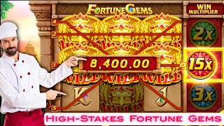 HIGH RISK, HIGH REWARD Slot Session - My Volatile Bet Strategy on Fortune Gems. screenshot 5