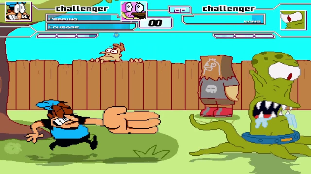 PEPPINO OF PIZZA TOWER & COURAGE THE COWARDLY DOG TEAM UP IN SURVIVAL MODE! PART 1