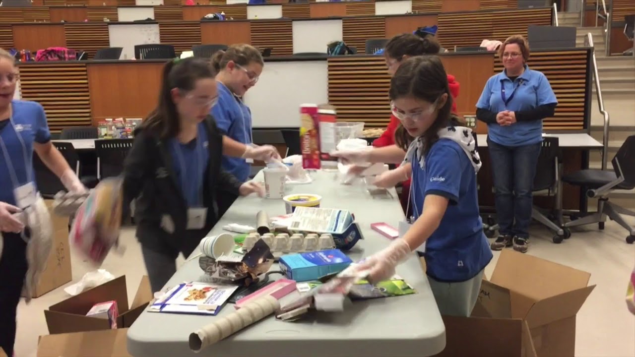 Girl Guides get badges for science YouTube