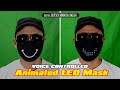 Voice Controlled Animated LED Mask
