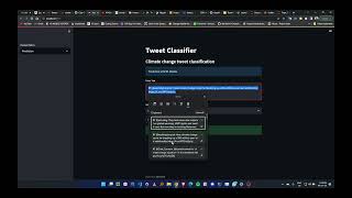 streamlit demonstration of various predictive models to predict Twitter sentiments