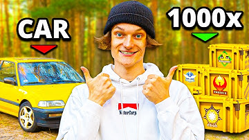 "Selling" My DREAM CAR To Open 1000 CASES!