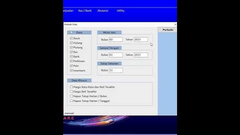 Perbaiki Data Stock, Hutang, Piutang, Kas&Bank | Teknisi #shorts