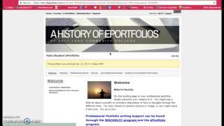 SLCC Digication: Reviewing Portfolios