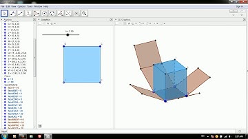 TUTORIAL MUDAH : MEMBUAT ANIMASI JARING-JARING BALOK DI GEOGEBRA