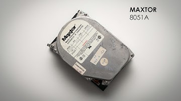 Maxtor 8051A (1990) - Hard Disk Sounds