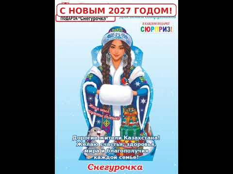 Новогодний подарок "Снегурочка " 900гр, видео 2