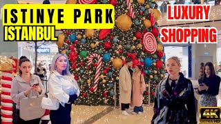 Turkey The Most Luxurious Mall in Istanbul Istinye Park Luxury Shopping 4K