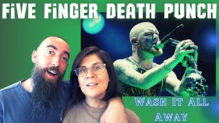 Five Finger Death Punch - Wash It All Away (REACTION) with my wife