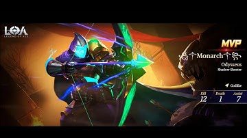 Legend Of Ace pro build Ranked Gameplay Odysseus「Android」