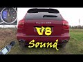 Porsche cayenne 48 gts v8 sound fly by db test