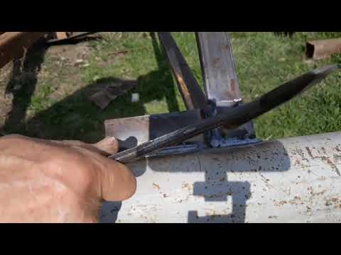 Сварка мачты для дымохода от котлов! Продолжение! Видео 3.