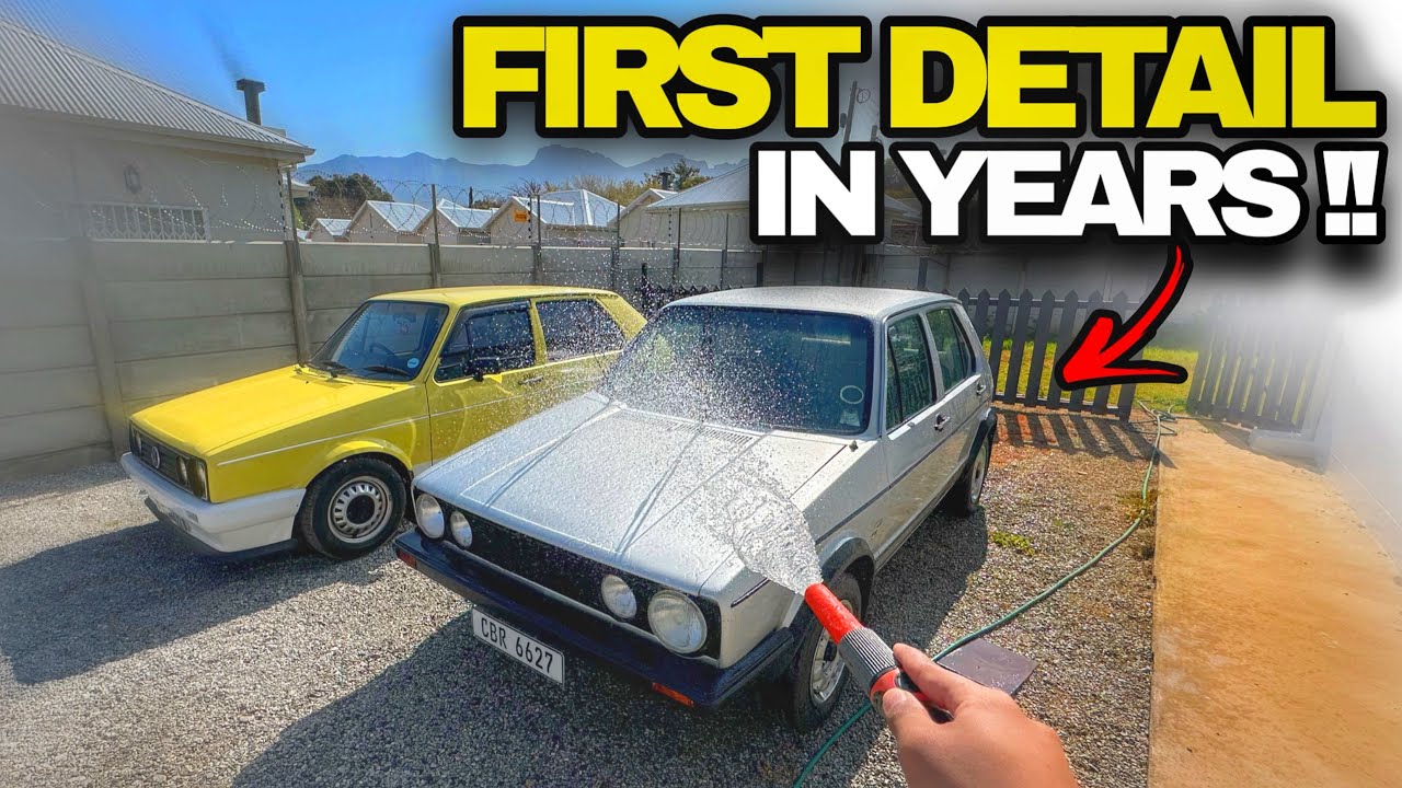 Detailing my BARN FIND 1982 Volkswagen Golf 1 GTS😁😍