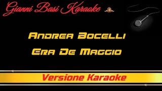 Andrea Bocelli - Era De Maggio Karaoke
