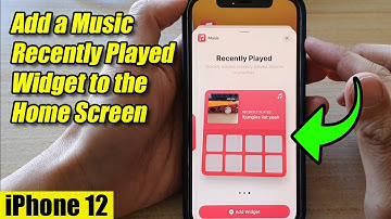 iPhone 12: How to Add a Music Recently Played Widget to the Home Screen