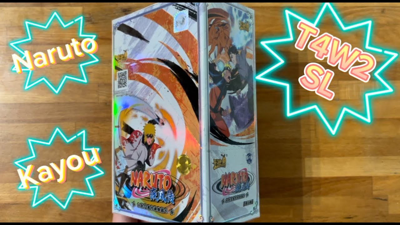 Naruto Kayou Cards - T4W2 SL Box Unboxing - YouTube