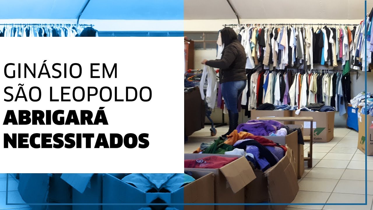 Ginásio abriga pessoas em situação de rua em São Leopoldo jornal do brasil