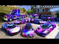 GTA 5 - Stealing GALAXY Modified LUXURY Cars with Franklin! (Real Life Cars #174)