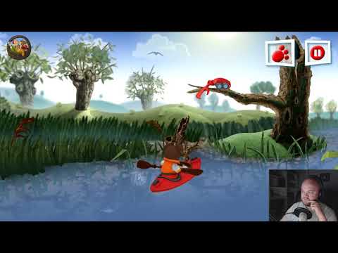 Teddy Floppy Ear - Kayaking: Point and click!