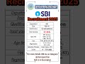 SBI recruitment 2025 #govtexam #education #sbi #recruitment