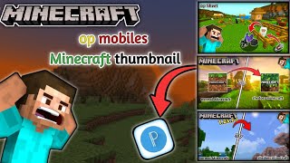 how in Minecraft mobile op thumbnail #minecraft #gaming #videogame
