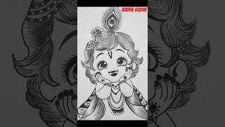 Jai shree Krishna sketch #pencildrawing #bhakti #popular #trendingshorts #art #drawing #artwork