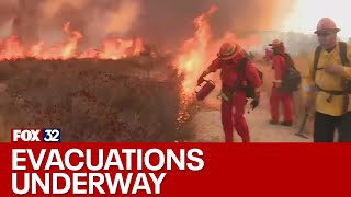 LA County wildfires: Evacuation orders underway for Hughes Fire