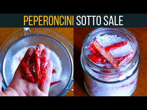 Video: Come Salare Il Peperoncino?