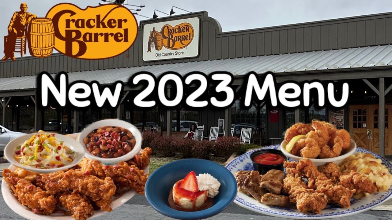 Cracker Barrel 2023 New Menu Items YouTube