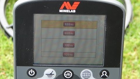 Minelab CTX 3030 understanding the menu