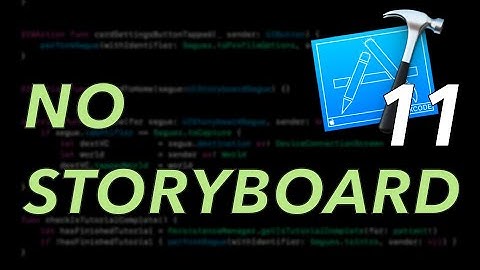 Xcode 11 - Create a New Project - No Storyboard