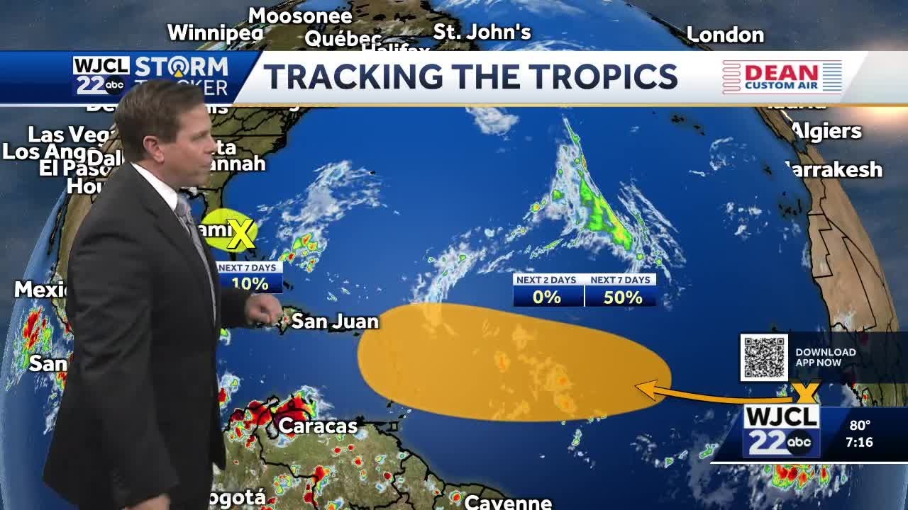Tracking two areas in the Atlantic for possible development - YouTube