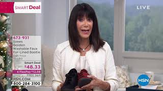 Bzees Den Washable Faux Furlined Bootie