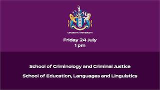 Details School of Criminology and Criminal Justice and School of Education, Languages and Linguistics News